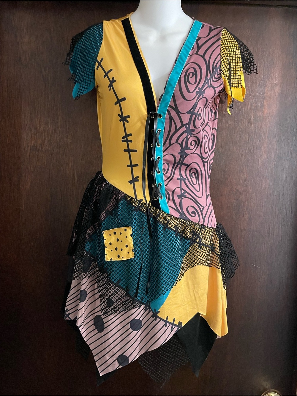 Disney Brand Women's Small Nightmare Before Christmas Sally Dress Costume